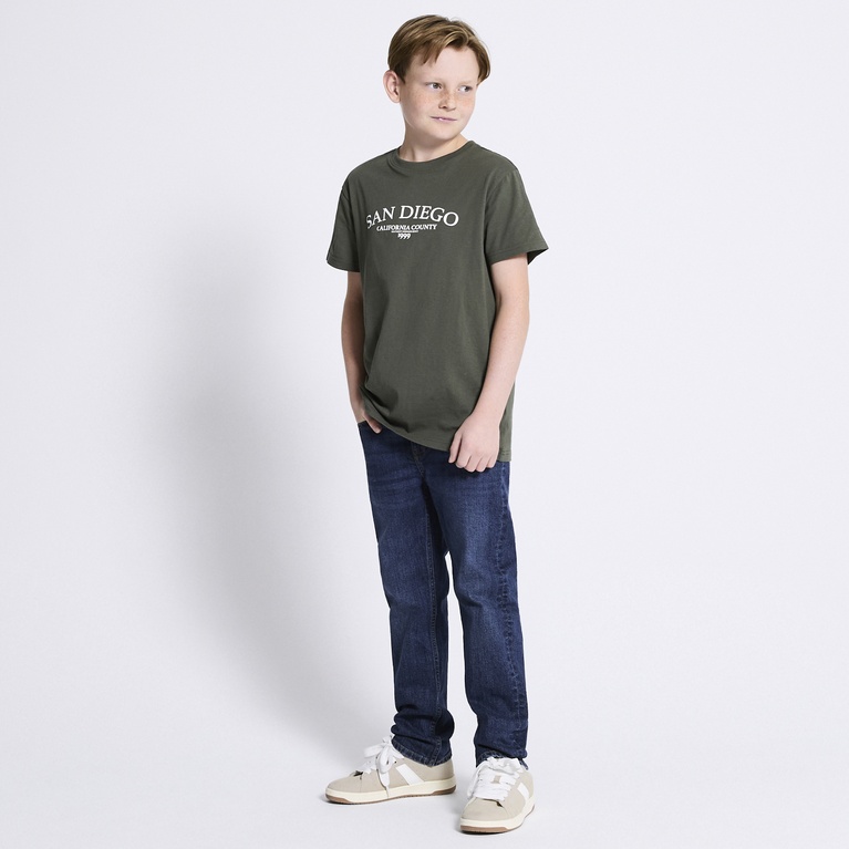 Printed tee "Thomas star" Green